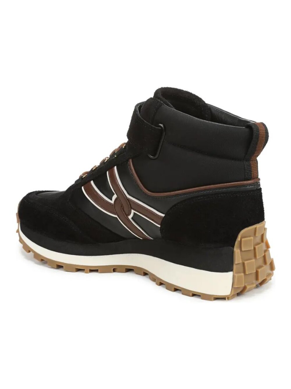 Veronica Beard 'Valentina' High-Top Sneakers, Black/Brown Multi - Picture 3 of 10